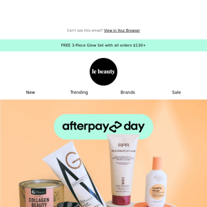 Afterpay Day Sale is LIVE NOW 💚