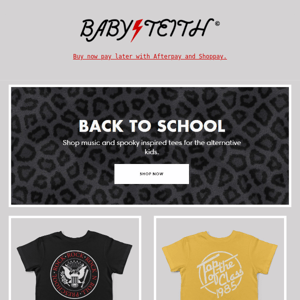 Back to School Favorites: Music and Spooky Graphic tees ⚡