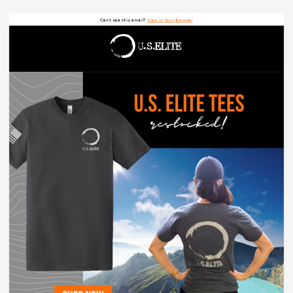 U.S. Elite Logo Wear - New arrivals!
