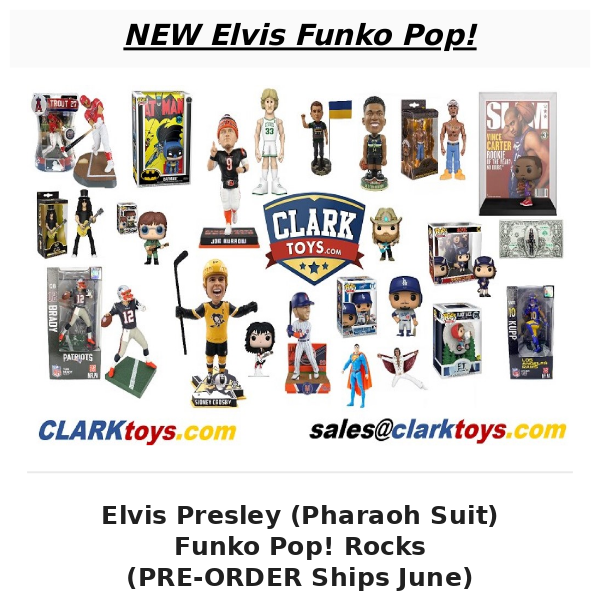 New Funko Pop Elvis Presley | New Arrivals - Clark Toys