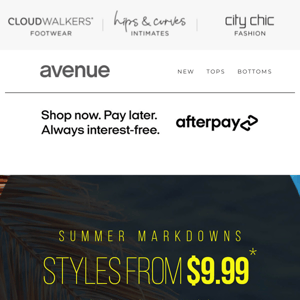 OMG! Summer Markdowns Are Here | Styles From $9.99*