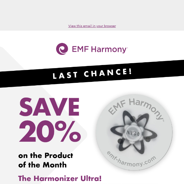 Final Day to Save on the Product of the Month 💵