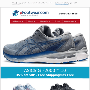 Asics GT-2000 10 - 35% off SRP-Free Shipping!
