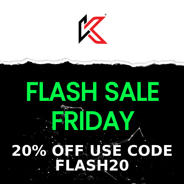 20% OFF FLASH SALE