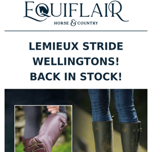 Lemieux Stride Wellies - Now in Stock