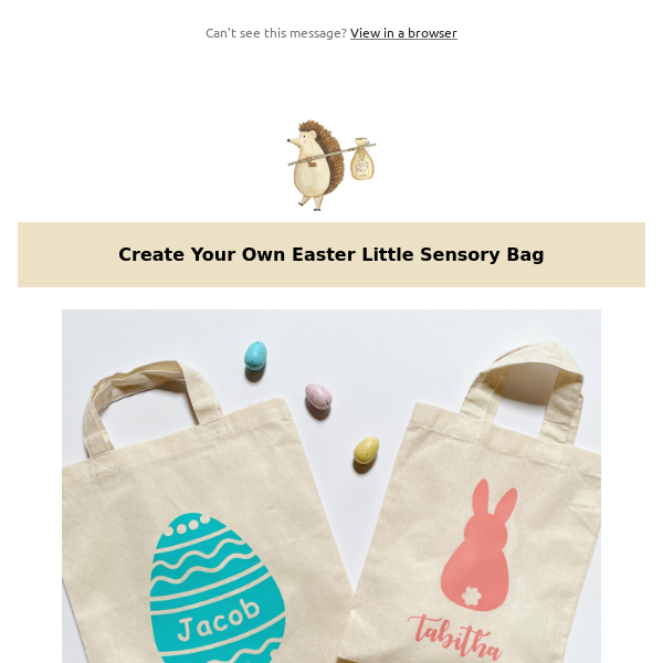 Create Your Own Easter Sensory Bag 🐣🐰🐣