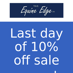 Last day of sale 10%off entire order!!!