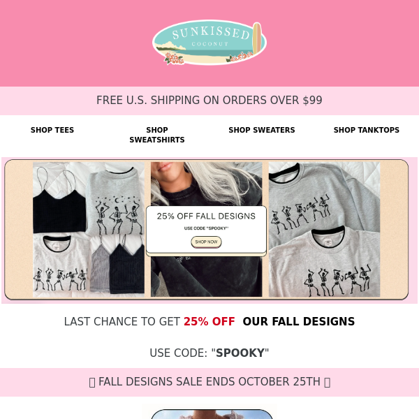 Last Chance - Get 25% OFF Fall Designs 🍁