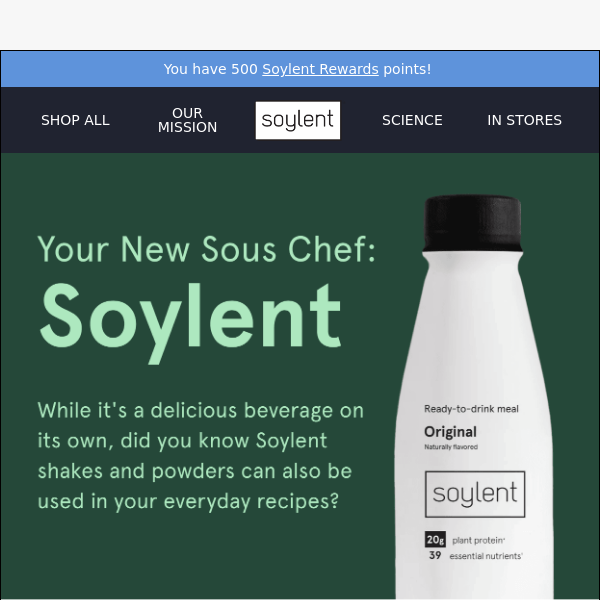 Shake Up Your Soylent Routine With