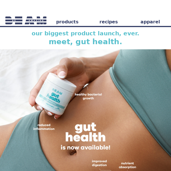 gut health is officially live