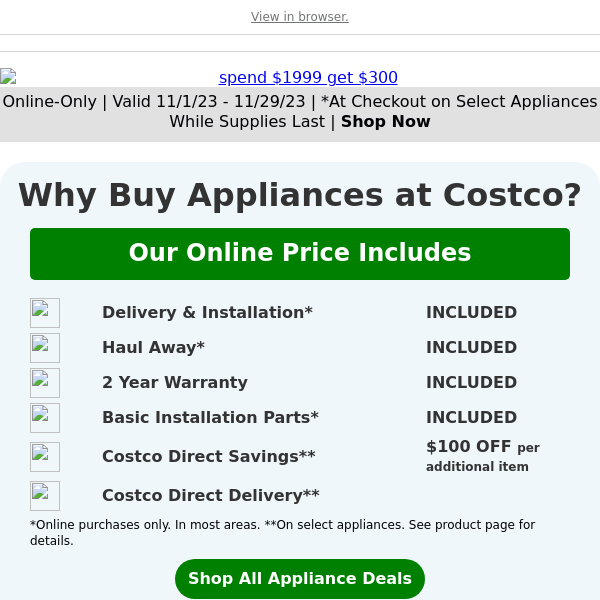 There's More Online! Shop Costco.com for Holiday Deals Delivered to Your Door!