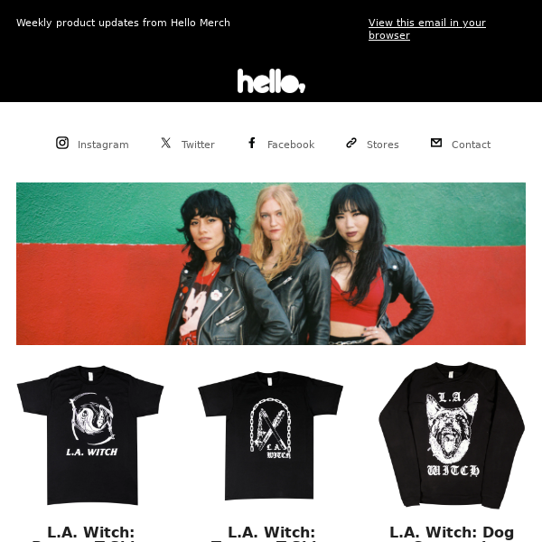 👀New stuff from L.A. Witch, Slow Magic, SlyVinyl Records, Mareux, Sargent  House, and more! - Hello Merch