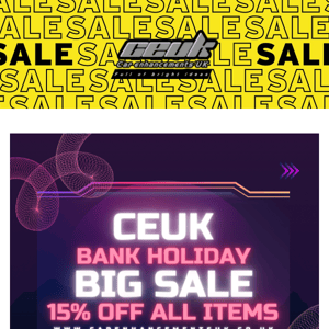 BANK HOLIDAY SALE - 24 HOURS REMAINING