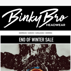 End of Winter Sale is On!