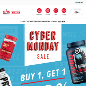 Final hours! EVERYTHING ON SALE at GNC.com! 😲