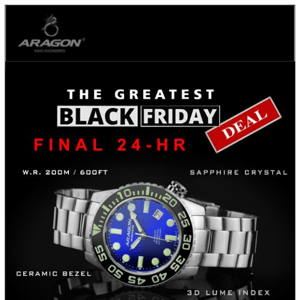 Insane Black Friday Deals are EXTENDED for Final 24-HR