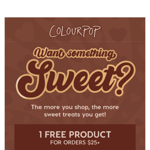 ✨ Get FREE sweet treats ✨