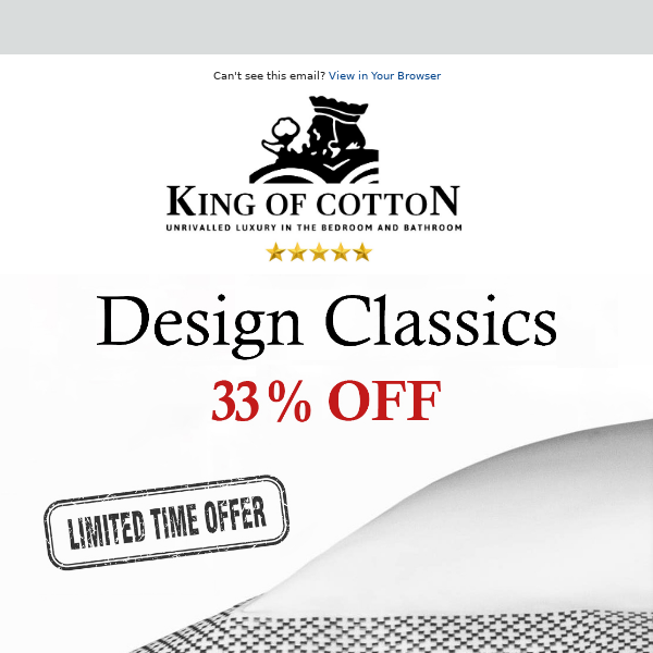 Design Classics at 33% OFF