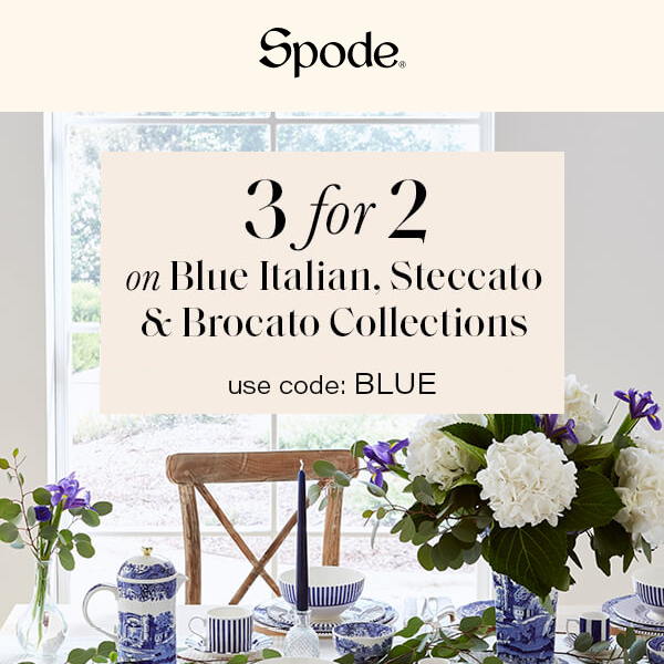 Mix & Match with 3 for 2 on Blue Italian, Steccato and Brocato