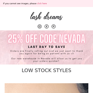 LAST DAY FOR 25% OFF