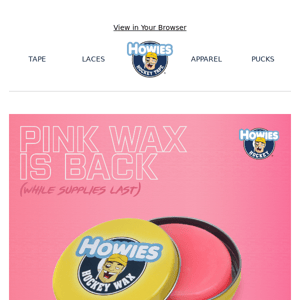 Don't Forget To Check Out Our LIMITED EDITION Pink Wax!
