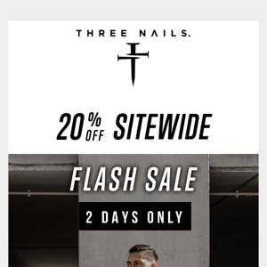 FLASH SALE ⚡ 20% Off Everything!