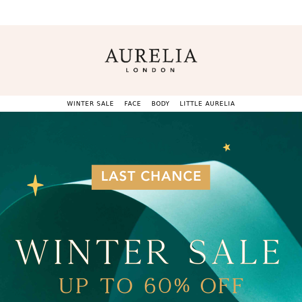 Last Chance for Up to 60% Off