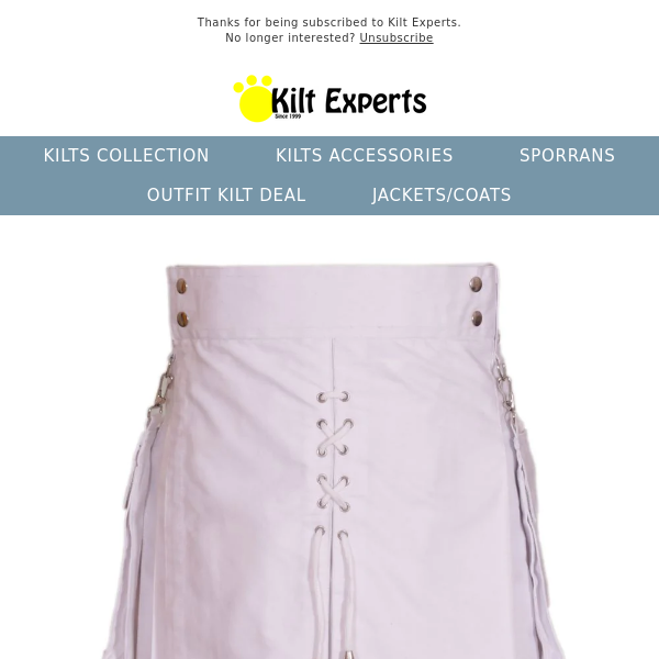 New Kilt Design Launched Today