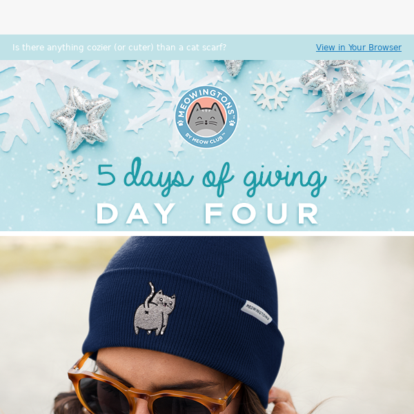 5 Days of Giving 🎁🧣 FREE Scarf!