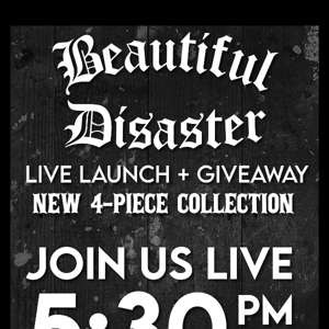 We Go Live Tonight! Collection Launch + Giveaway ☯️