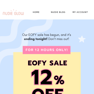 12 HOURS ONLY! ⏳ EOFY SALE 💸