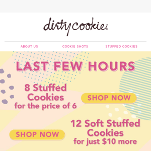 Stuffed Cookie Deals End TONIGHT