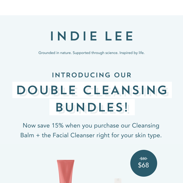 Discover the benefits of Double Cleansing with 15% Off