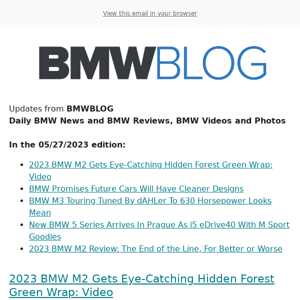 Posts from BMWBLOG for 05/27/2023