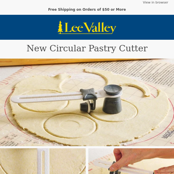 New Circular Pastry Cutter – Cuts Perfect Circles From 2" to 11"