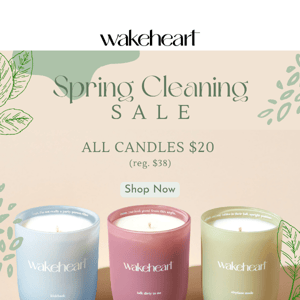 SALE: $10-$20 candles