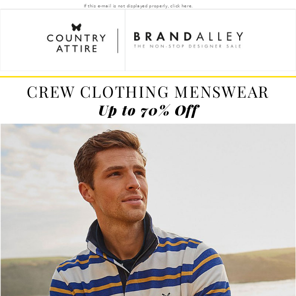 Crew Clothing for him & her | Up to 70% off