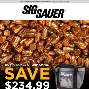 Free Bag + Save Big on Hollow Point Ammo!