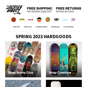 New Decks, Trucks, Wheels & More 👌