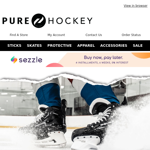 Pure Hockey! These Skates Are Built For Explosive Speed & Precise Power! Shop Now!