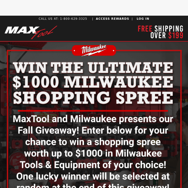 FINAL WEEK To WIN The Ultimate $1000 Milwaukee Shopping Spree!