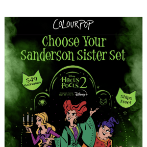 🌙 Find your fave Sanderson Sister Set!