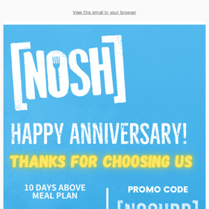 Road to NOSH 8th Anniversary🎂