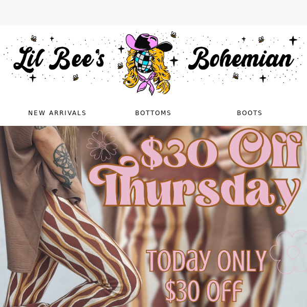 $30 Off Thursday! ✨