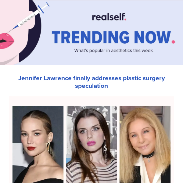 Did Jennifer Lawrence get eyelid surgery?