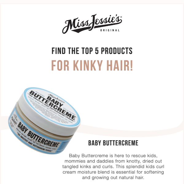 4 Must-Haves for Kinky Hair