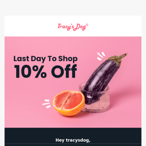 Last chance to save 10%