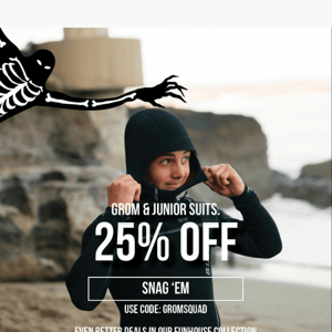 25% OFF💥 Junior Suits! Snag 'em! 🧟