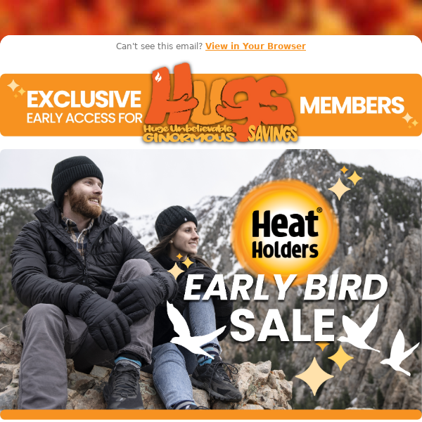 15% off for you, Heat Holders.  Early Bird Event Pre-launch.  🐦💲