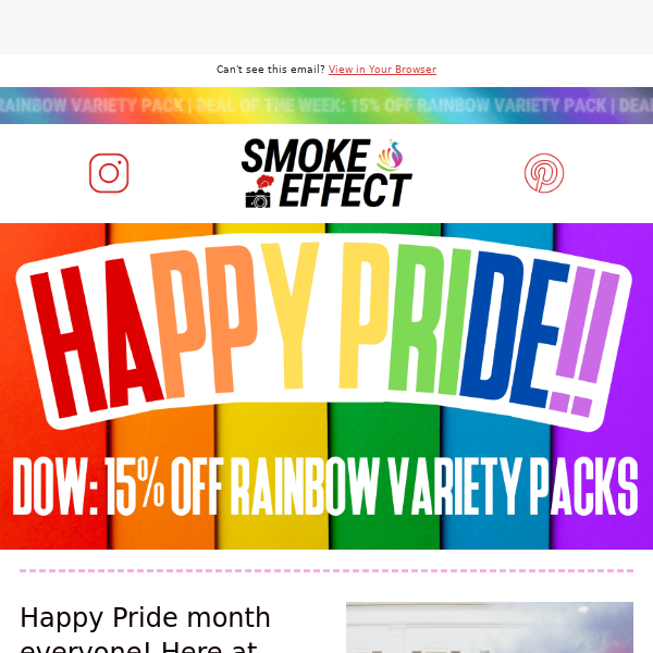 🌈 Happy Pride! Month long discount on Rainbow Variety Packs!